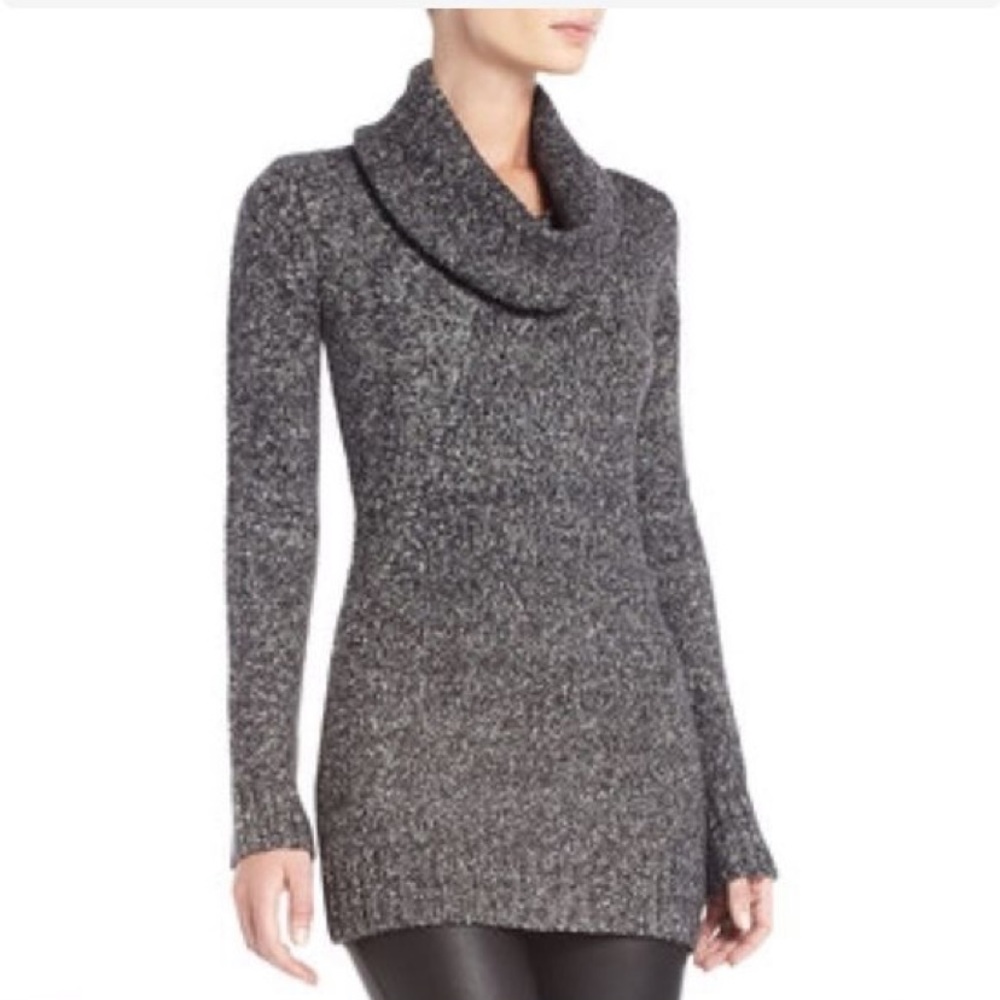 BCBGMaxazria Wilcox Cowlneck Sweater Dress/Tunic
